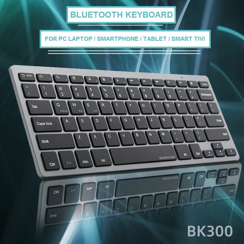 Bàn Phím mini không dây Bluetooth BK300 siêu mỏng