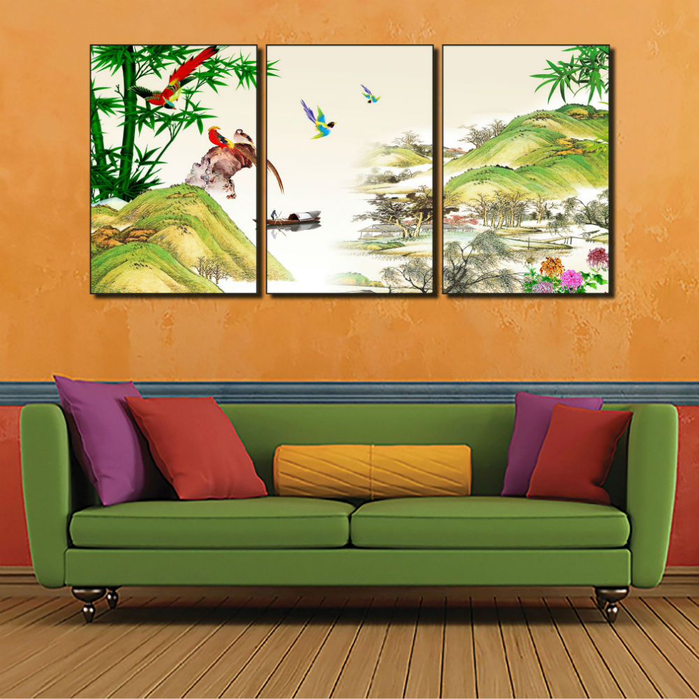 Tranh Bộ Treo Tường Nghệ Thuật Q12B-ZTH