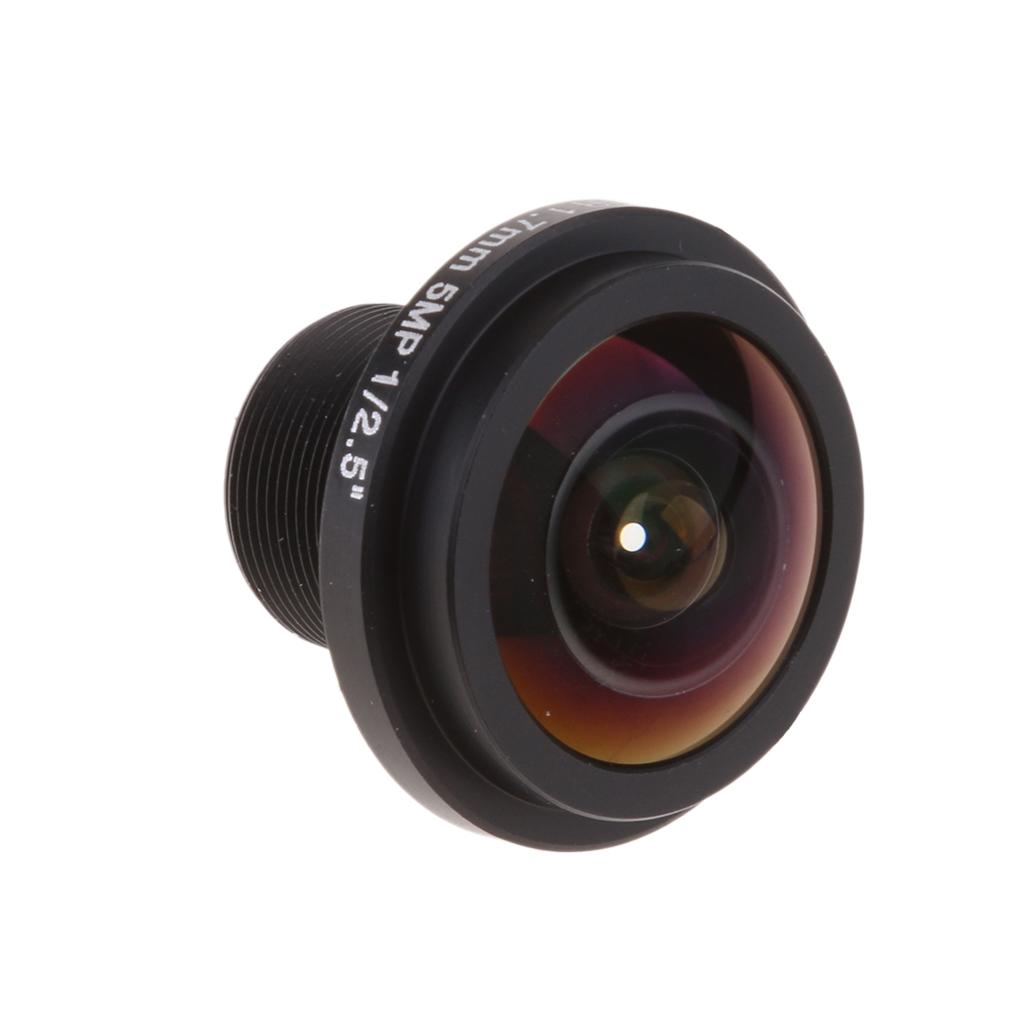 HD 5mp Fisheye 1.7mm CCTV Lens Wide Angle 1/2.5'' M12 IR Board For IP Camera