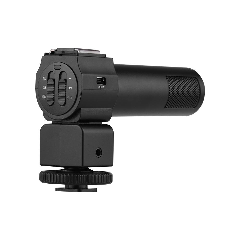 Bộ ngưng tụ điện micrô M104 ghi video phỏng vấn micrô có màn hình chắn gió cho Canon