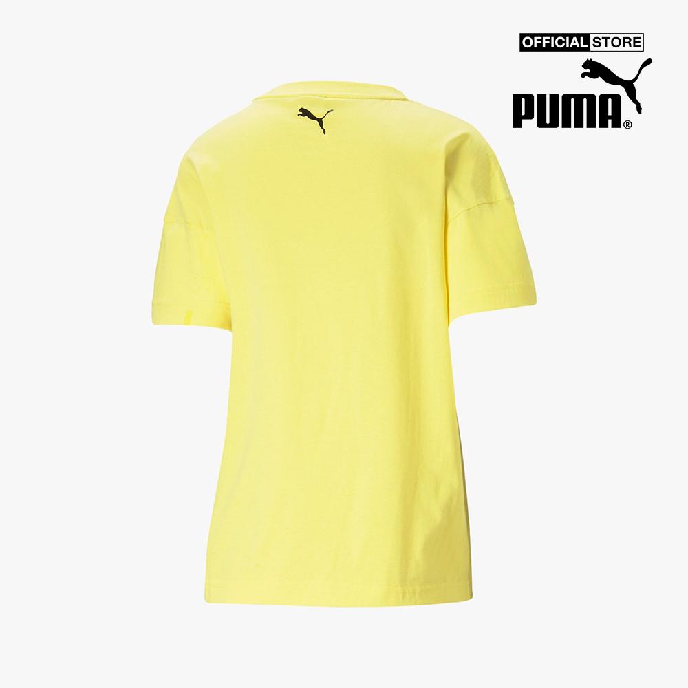 PUMA - Áo thun thể thao nữ ngắn tay Evide Graphic 599747