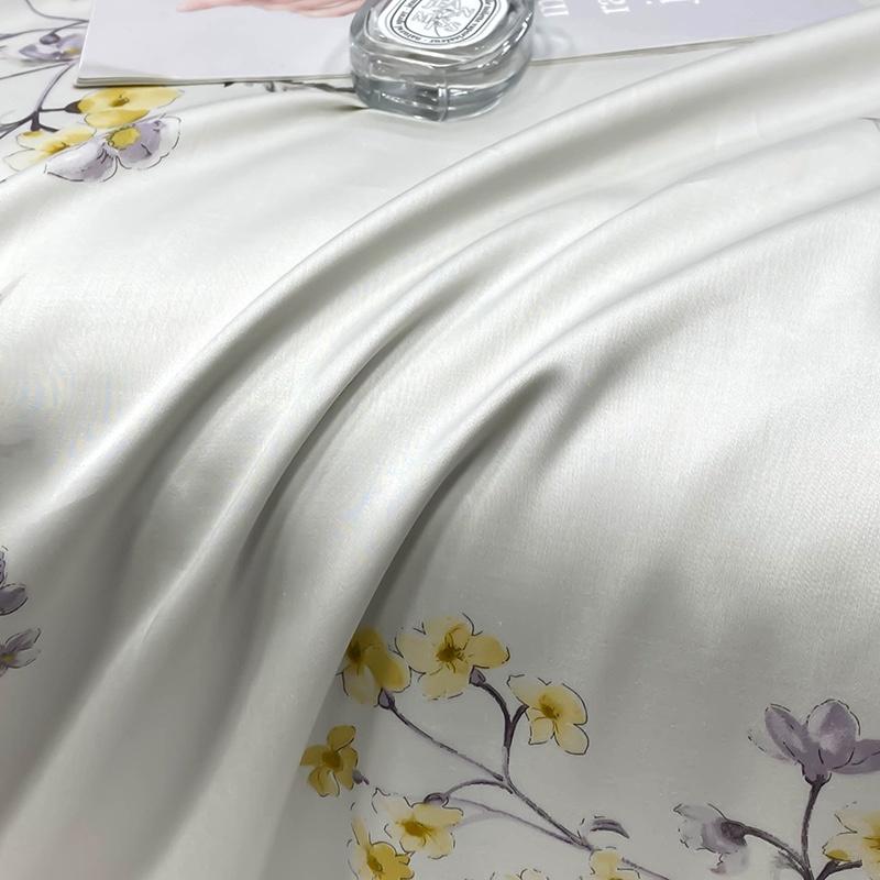 Bộ chăn ga gối mùa hè100% lụa tencel , cao cấp, MỀM MỊN, MÁT DA cực hot - sang trọng DESIGN SM601
