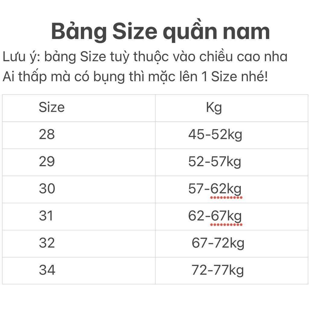 Quần jean nam chất bò màu xanh bo chun gấu cao cấp phong cách hàn quốc trẻ trung đẹp thời trang HOT TCS 90