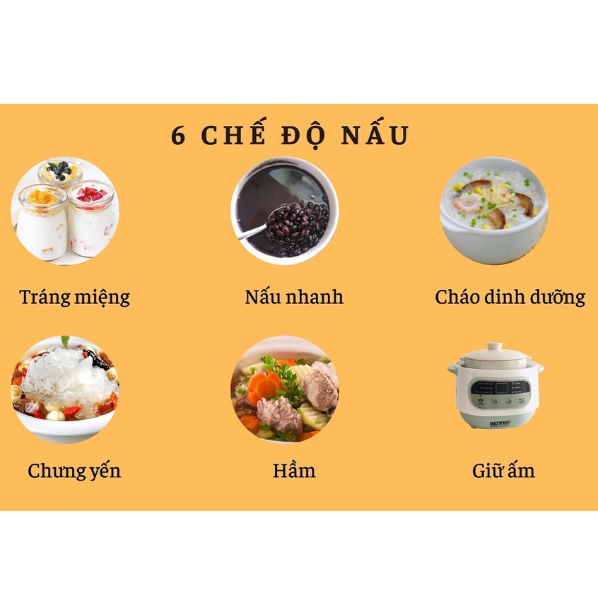 Nồi chưng yến Bennix 1L - BN100A - Hàng chính hãng