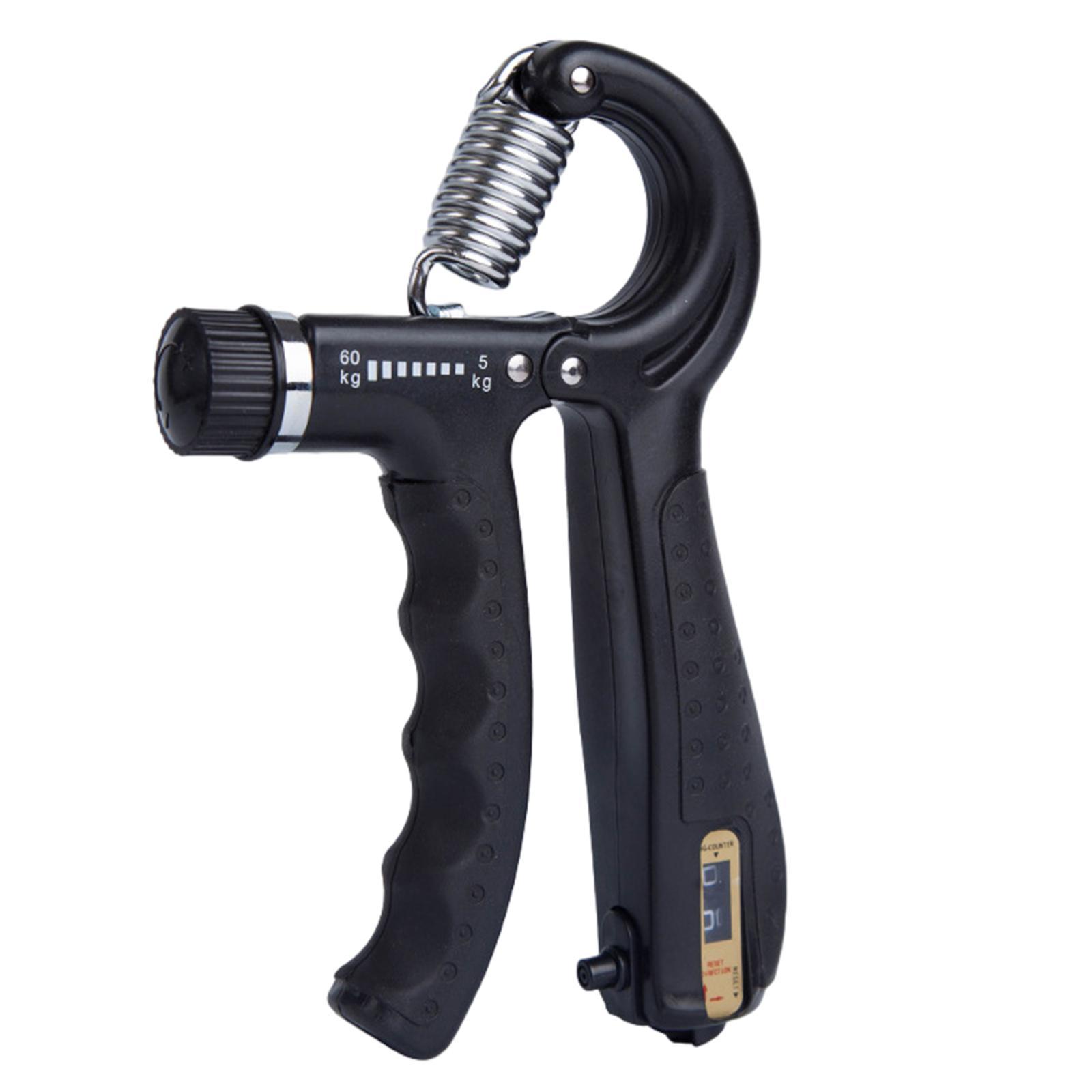 Hand Grip Strengthener Finger Exerciser Fitness Hand Gripper with Counter for Muscle Building, Musician, Guitar