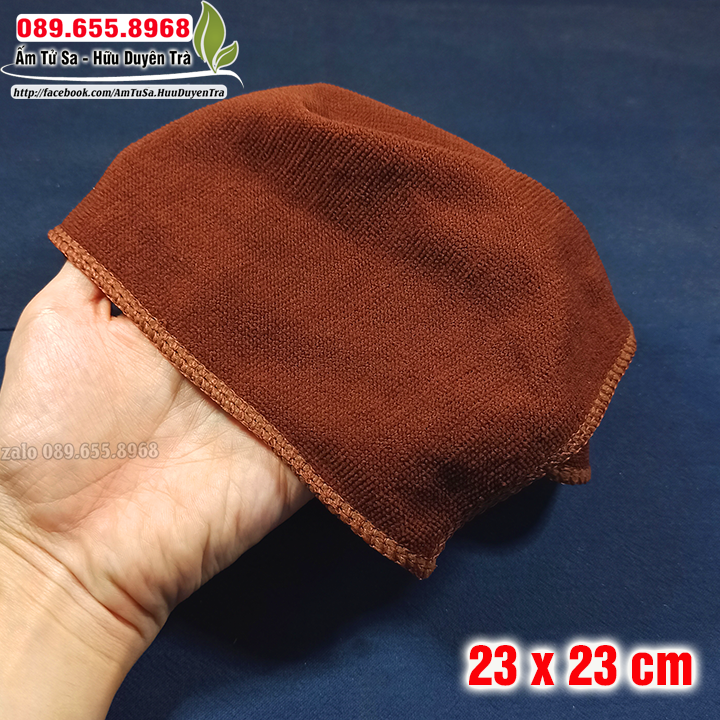 Khăn lau ẤM TỬ SA - đạo cụ trà đạo cùng ấm tử sa nghi hưng cao cấp - pha trà, trà đạo - trà ô long, thái nguyên