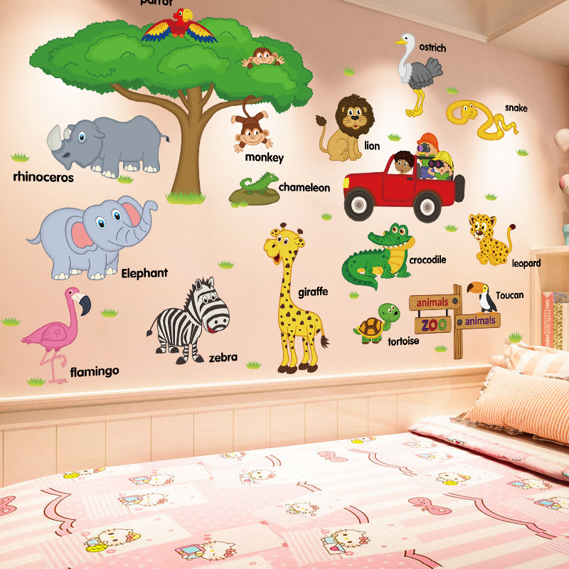 Decal dán tường trang trí phòng cho bé yêu