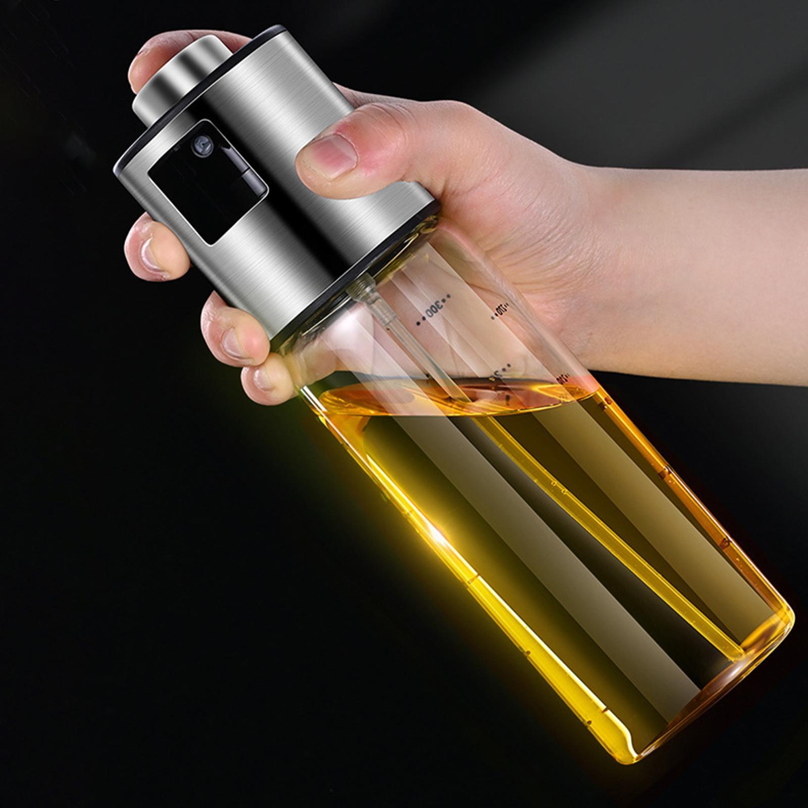 350ml Oil Sprayer Bottle Stainless Steel for Barbecue Roasting Cooking Tool
