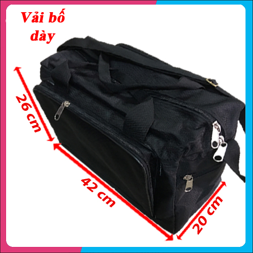 Túi đồ nghề cho thợ điện, điện lạnh 42x26x20 cm màu đen