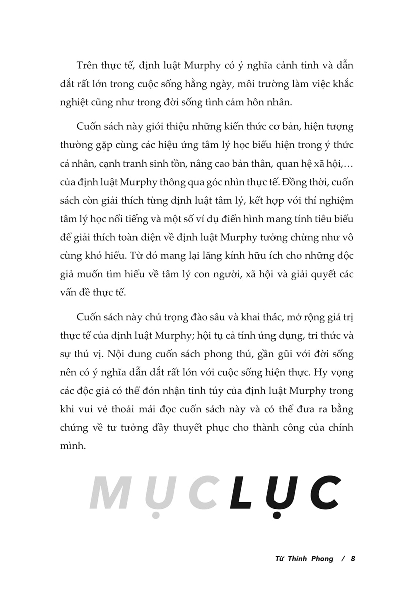 Định Luật Murphy - Mọi Bí Mật Tâm Lý Thao Túng Cuộc Đời Bạn - AZ