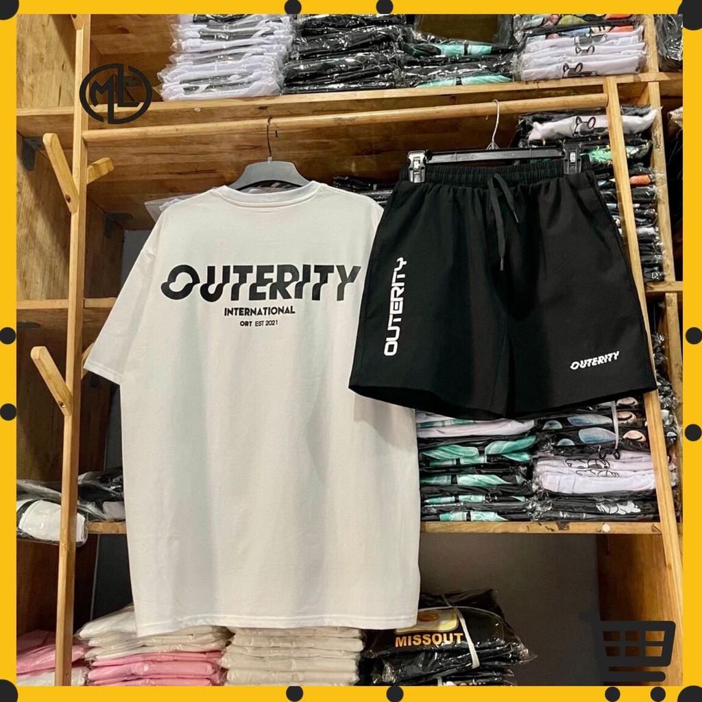 Quần Short Nam Kaki in chữ - vải kaki phong cách unisex streetwear