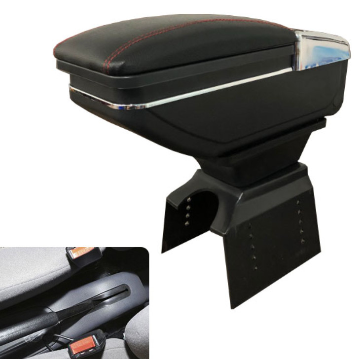 Hộp tỳ tay ô tô, xe hơi cao cấp JD-ZXG Lắp cho các loại xe như: Morning, Spark, Getz, i10, Yaris, Mazda 2, Honda city, Ford Fiesta, Swift, Nissan Sunny, Mitsubishi Attrage...Kích thước đế: Ngang 13cm dài 15cm
