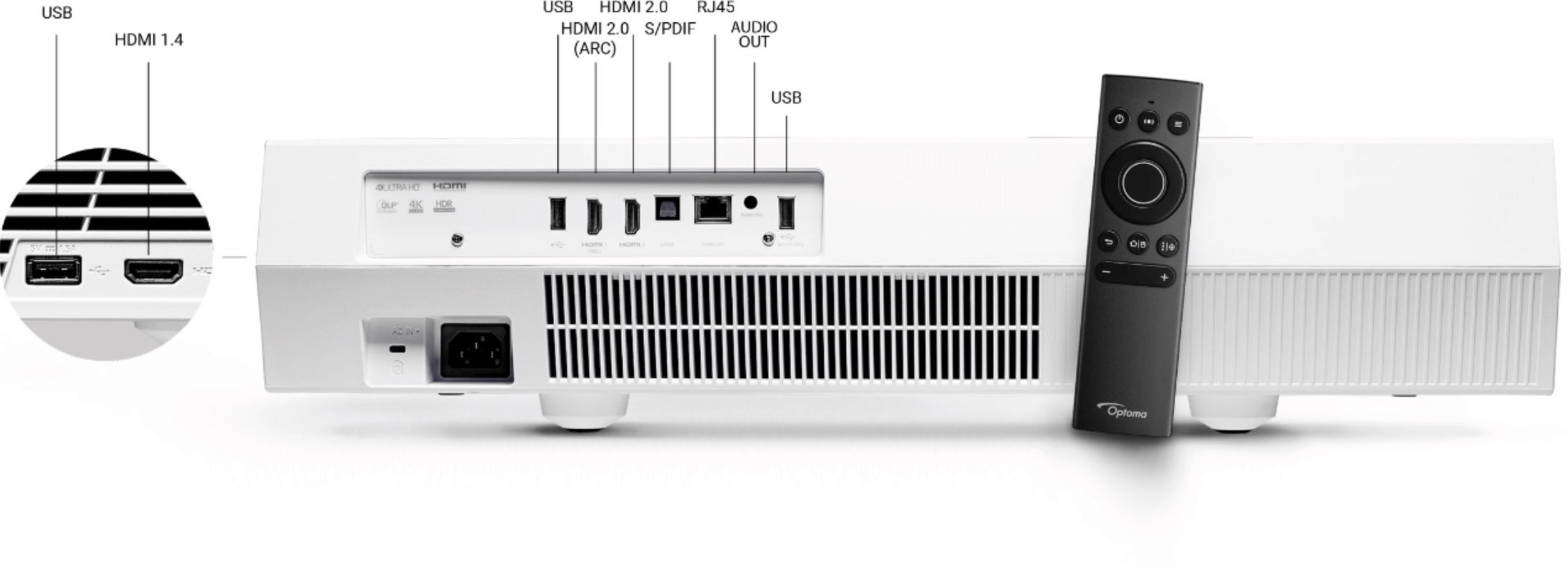 Máy chiếu 4K Optoma P2 - Hàng chính hãng - ZAMACO AUDIO