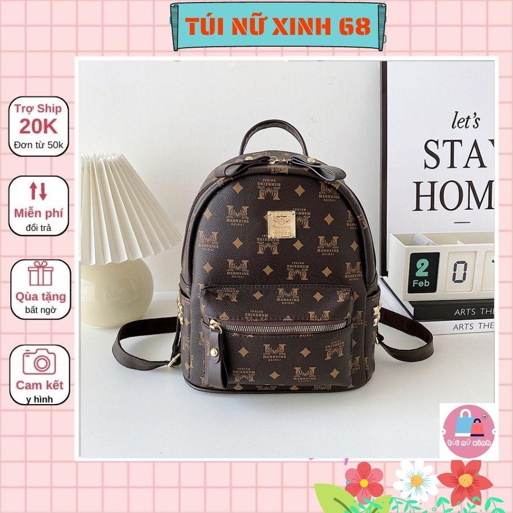 Balo mini nữ, balo nữ thời trang in họa tiết chó phong cách Hàn Quốc Tuinuxinh68 96