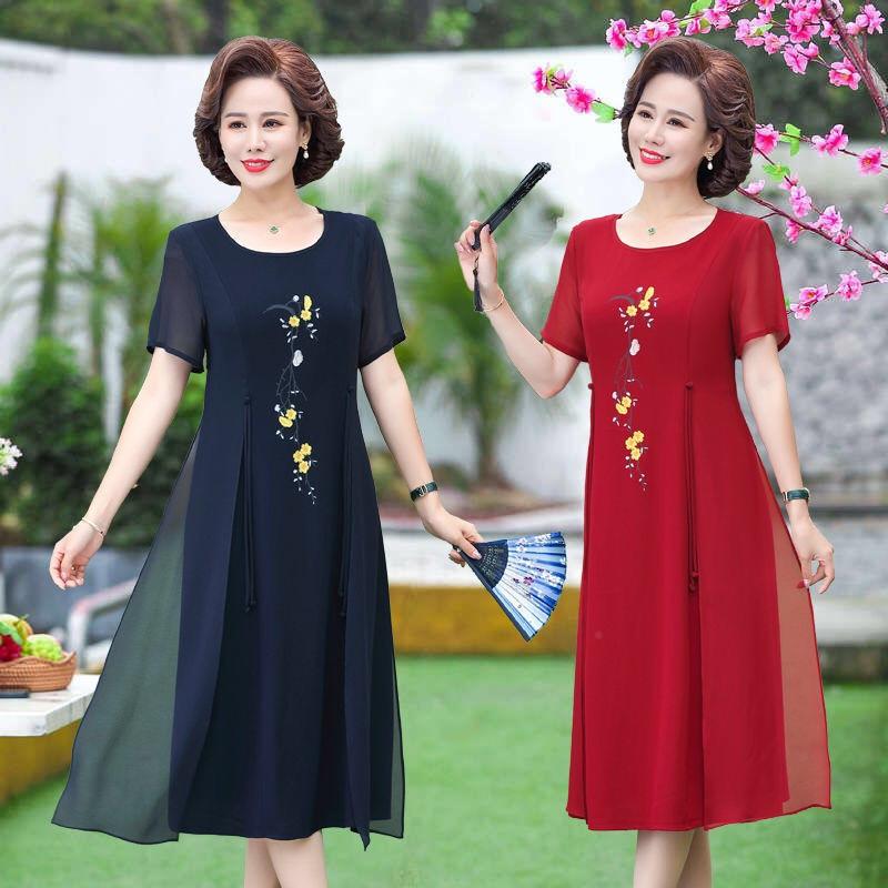 ️Có Big Size️ĐẦM TRUNG NIÊN NỮ CÁCH TÂN SANG TRỌNG - LỊCH SỰ- QUÝ PHÁI, ĐẦM XINH TẶNG MẸ ĐI TIỆC