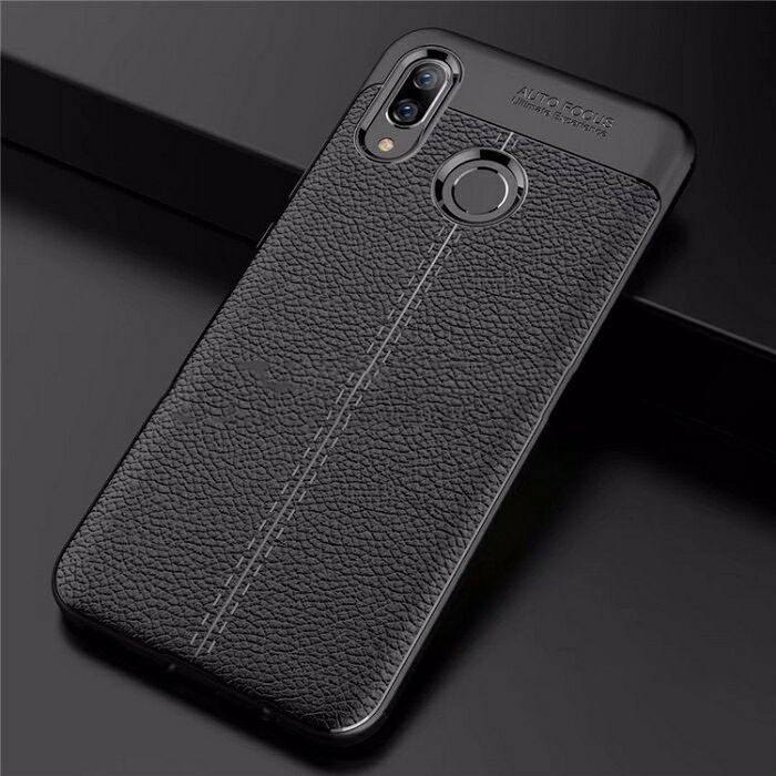 Ốp Lưng cao cấp Auto Focus Vân da cho điện thoại XIAOMI Redmi Note 7 - Hàng nhập khẩu