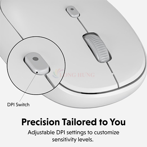 Chuột không dây Bluetooth Hyper HyperSpace Ergonomic Comfort HS2100GL - Hàng chính hãng