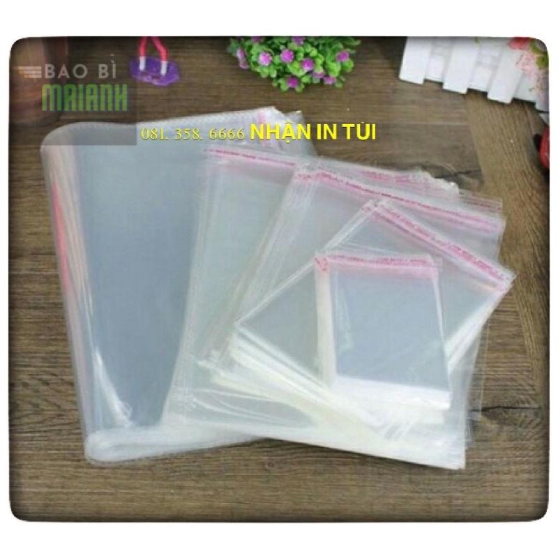 TÚI OPP DÁN MIỆNG1 KG túi OPP băng keo đựng quần áo, trang sức. Đủ mọi kích thước phù hợp với mọi quy cách đóng hàng