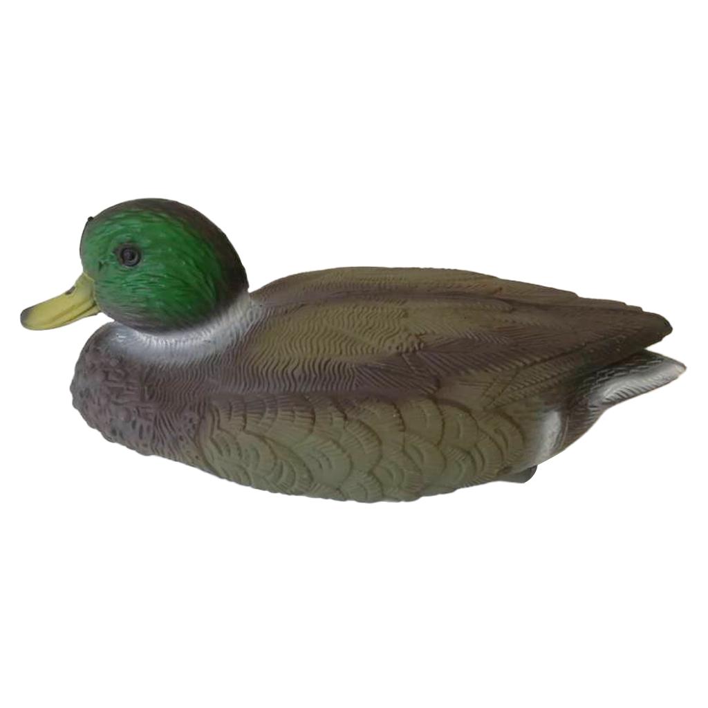 2x3D Lifelike Floating Hunting Drake Duck Decoy Decoying Male Duck
