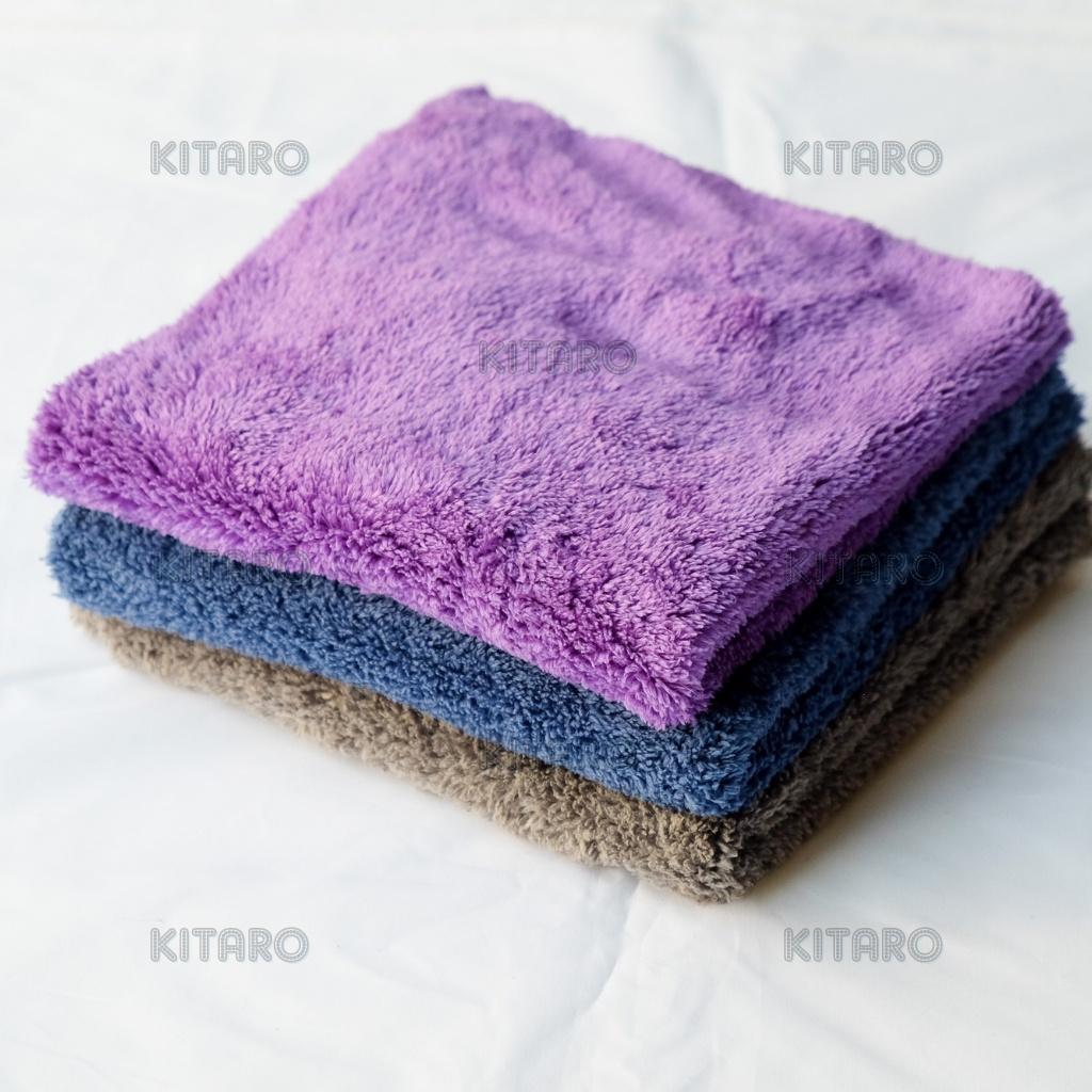 Khăn Microfiber Cao Cấp Siêu Mềm Mịn Thấm Hút Không Viền 40x40cm