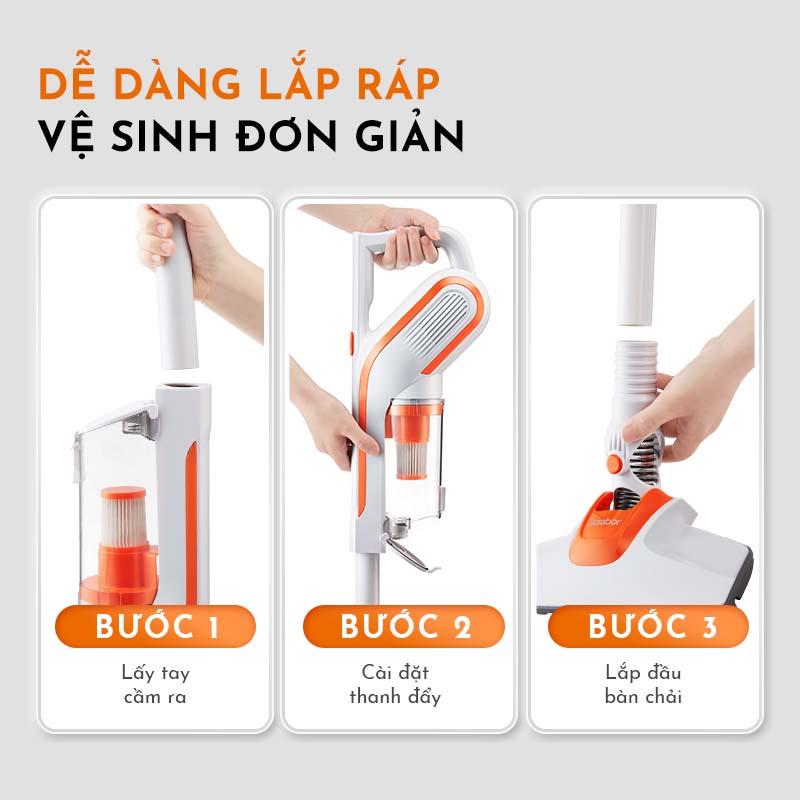 Máy hút bụi gia đình GAABOR GVCW-M12AS lực hút mạnh bền bỉ - Hàng chính hãng