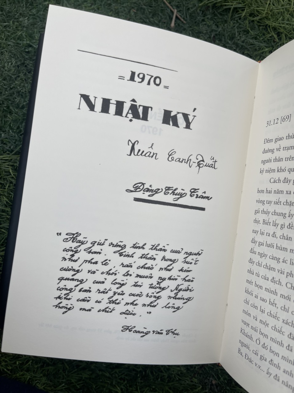 NHẬT KÝ ĐẶNG THÙY TRÂM - ẤN BẢN BÌA CỨNG KỶ NIỆM IN 500 cuốn - BÌNH BOOK