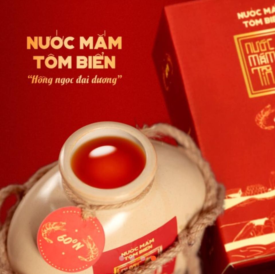 1 Bình gốm Nước mắm Tôm Biển Truyền Thống 60N đạm - Nước mắm Tĩn - 500ml Thơm Ngon Hảo Hạng Không Chất Bảo Quản