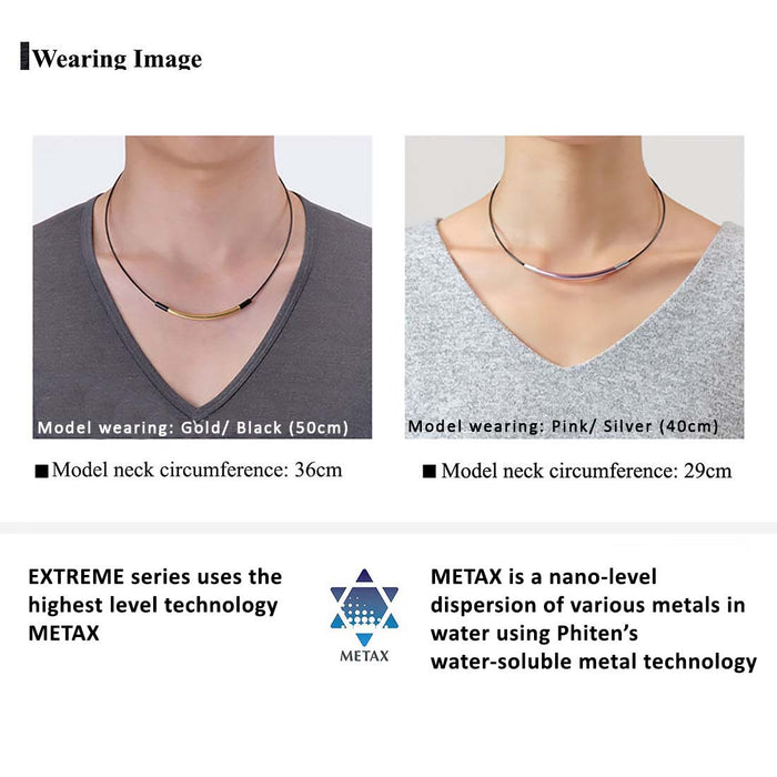 Vòng cổ Phiten Rakuwa wire extreme round
