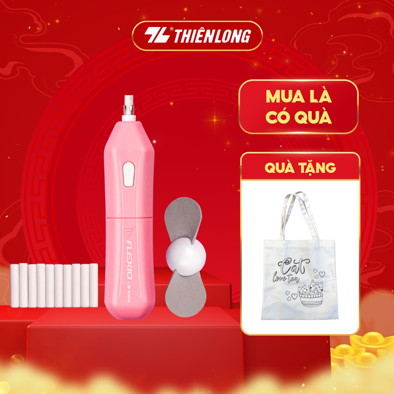 Gôm điện tự động Thiên Long Flexio EE-001 - Không bao gồm pin