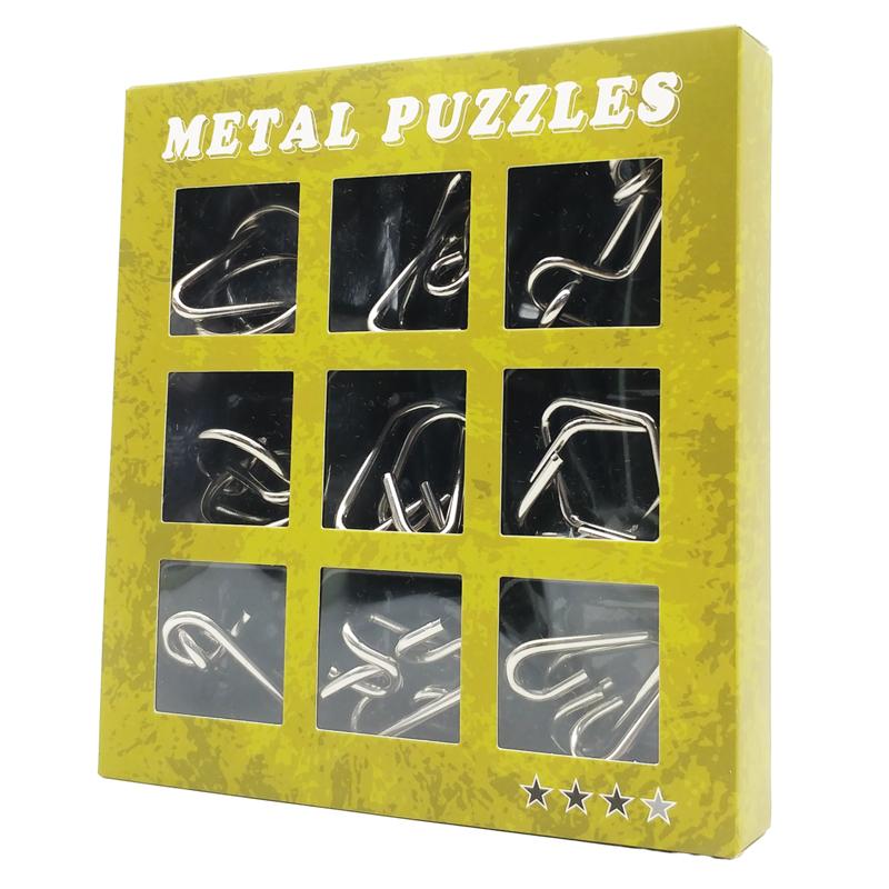 Đồ Chơi Hack Não Khóa IQ - Metal Puzzles 3009B (9 Chi Tiết)