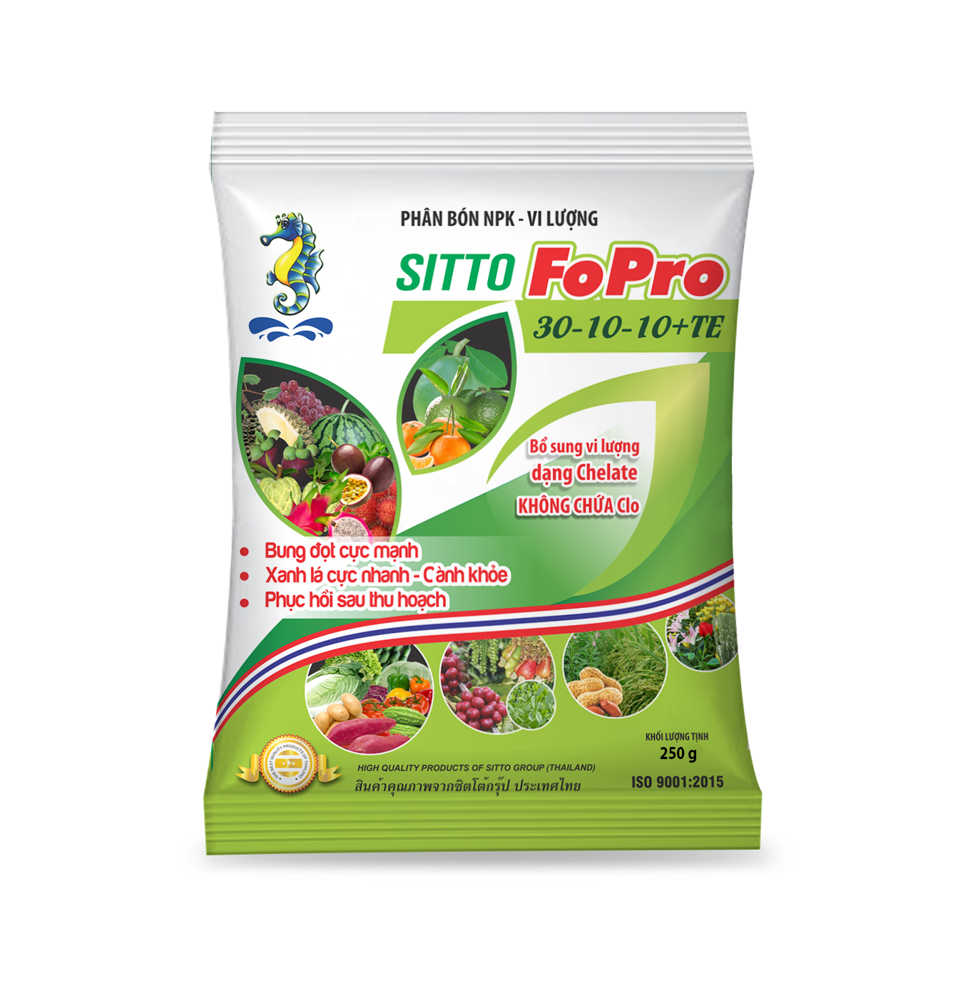 Phân bón lá SITTO FOPRO 30-10-10+TE 250G