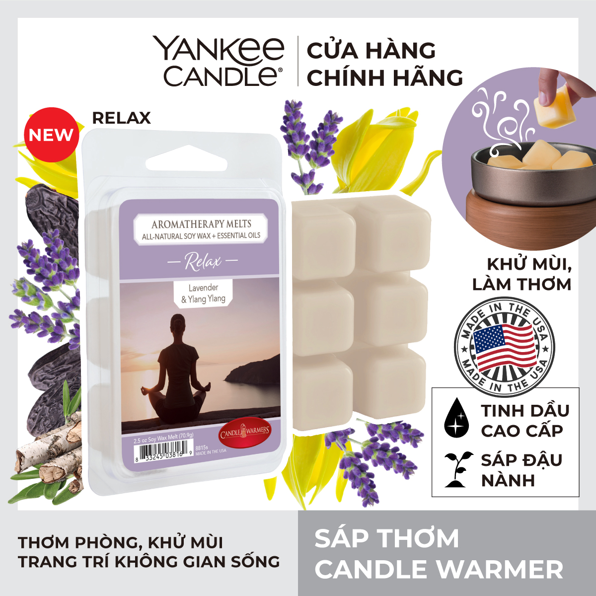 Sáp thơm Candle Warmer - Relax