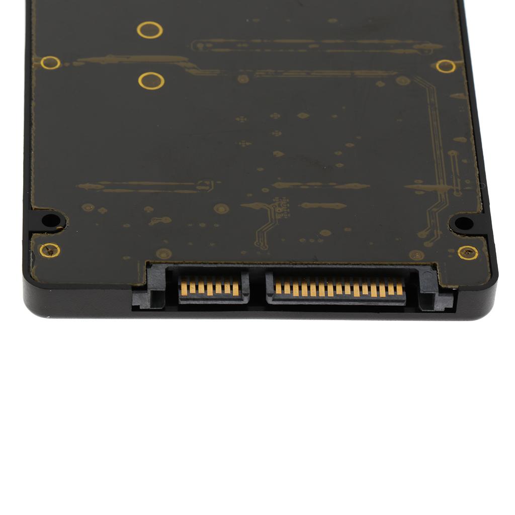 M.2 NGFF & mSATA 2-in-1 Multiple Sized SSD to SATA Adapter Converter Card