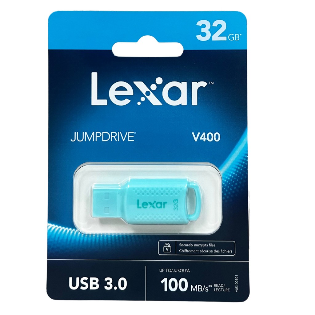 USB Lexar JumpDrive V400 [XANH] 32GB 3.0 - Hàng chính hãng DigiWorld phân phối