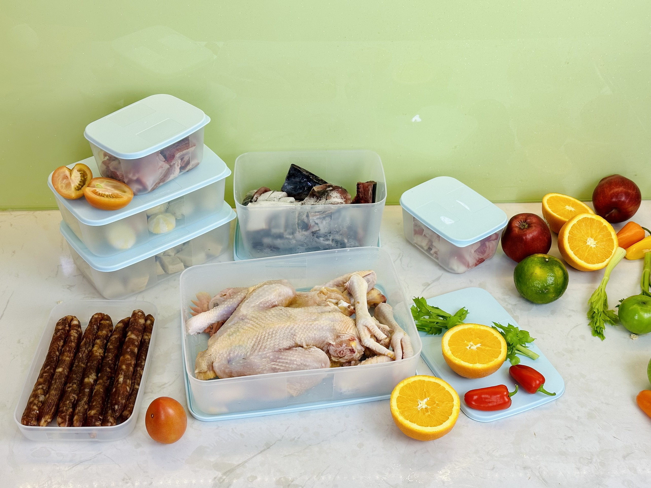 Bộ Trữ Đông Tupperware Freezermate Essential Set 7