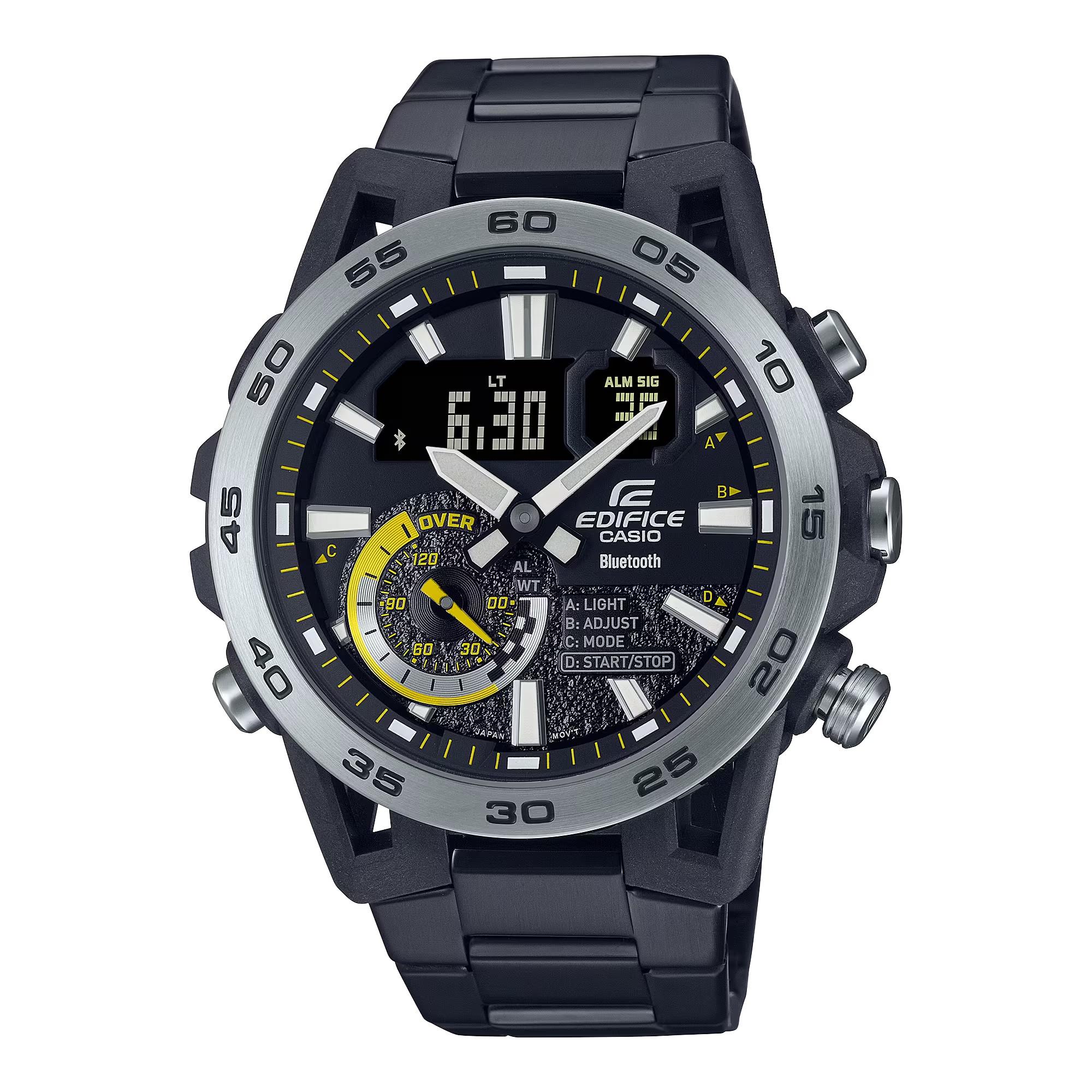 Đồng Hồ Nam Dây Thép Casio Edifice ECB-40DC-1A Bluetooth | ECB-40DC-1ADF Chính Hãng