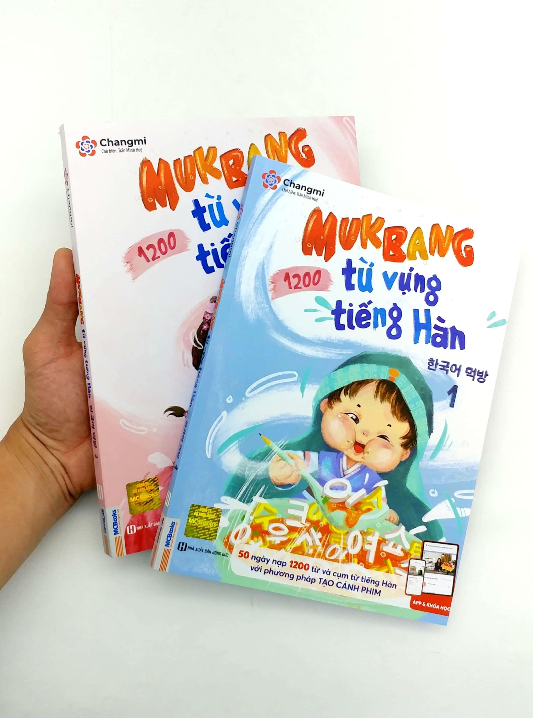 Bộ Sách Mukbang 1200 Từ Vựng Tiếng Hàn Tổng Hợp