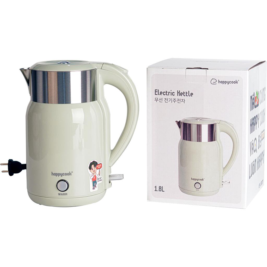 Bình đun siêu tốc Happy Cook 1.8 lít HEK-180SM - Hàng chính hãng