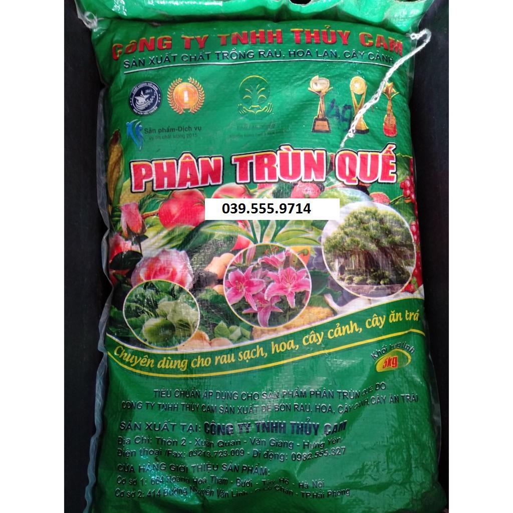 PHÂN TRÙN QUẾ CẢI TẠO ĐẤT CHUYÊN DÙNG CHO RAU, HOA, CÂY CẢNH...2KG