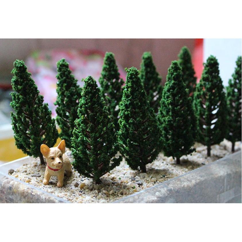 KHO-HN * Mẫu mô hình cây thông để trang trí nhà búp bê, tiểu cảnh, bonsai