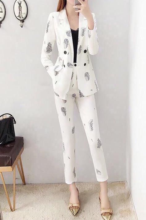 SET BỘ VEST PHỐI NÚT SANG TRỌNG - SD860