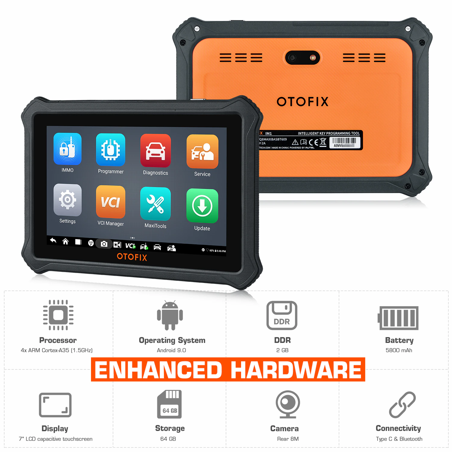 Thiết Bị Cài Đặt, Lập Trình Chìa Khóa, Smartkey Ô Tô, Đọc Ghi Chip Chìa Khóa Trực Tiếp Các Dòng Xe Ô Tô - Hàng Chính Hãng -OTOFIX IM1