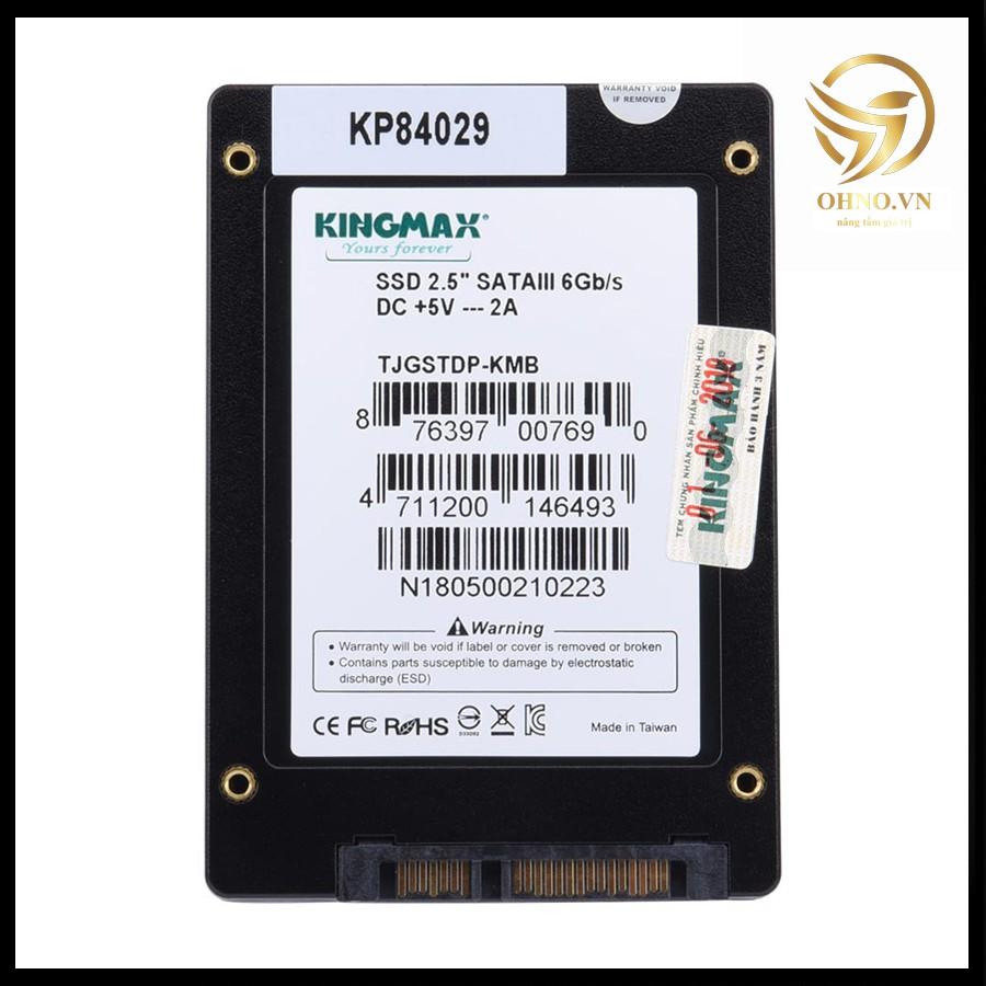 Ổ Cứng SSD KINGMAX Chính Hãng 120GB 240GB 480GB Ổ Cứng Sata III 2.5inch Đọc Ghi Tốc Độ Cao - OHNO VIỆT NAM