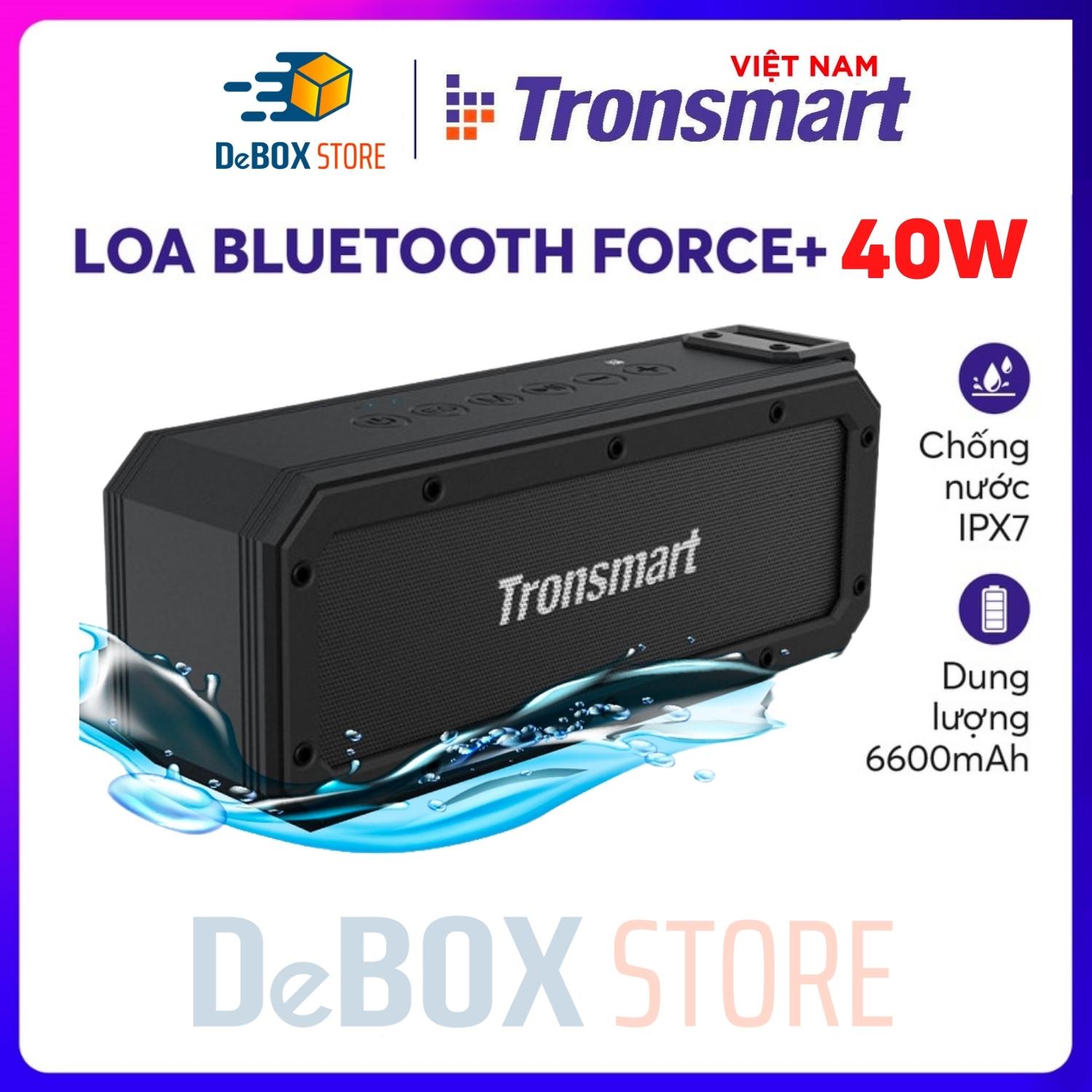 Loa Bluetooth Không Dây Tronsmart Element Force+ 40W v5.0 Công nghệ SoundPulse Chống nước IPX7- Hàng chính hãng