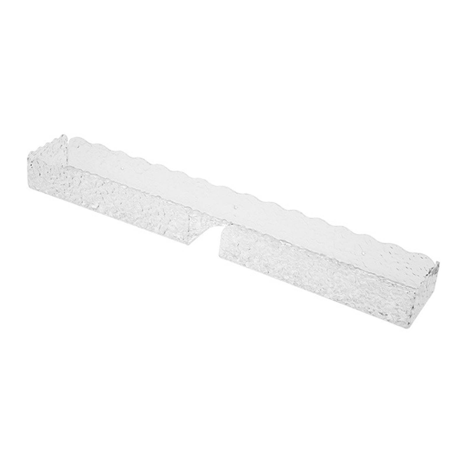 Shower Rack RV Dorm Living Shampoo Cosmetic Holder Acrylic Shower Shelf