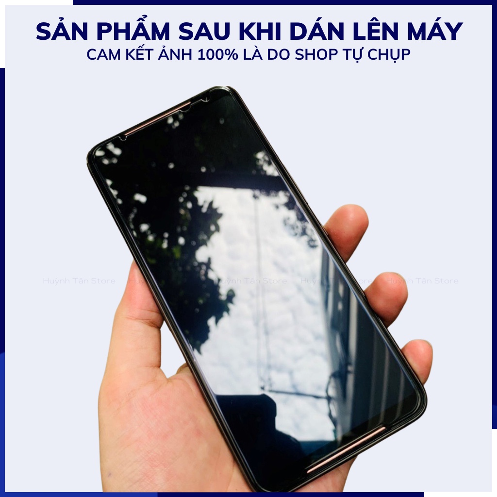 Cường lực rog phone 2 trong suốt KHÔNG FULL MÀN chống bám vân tay chính hãng GOR phụ kiện huỳnh tân store - Hàng nhập khẩu