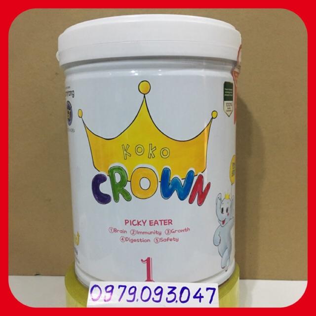 Sữa bột koko Crown 1 ( cho trẻ biếng ăn ) 800g nhập khẩu- date:08/2022