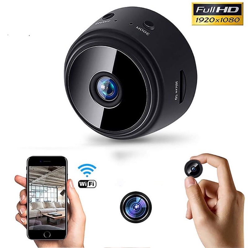 Hình ảnh Camera An Ninh IP 1080P HD Không Dây Wifi 3Tech Little Stars Camera IR Camera Mini CCTV A9S