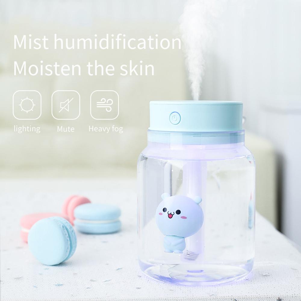 Mới Dễ Thương Máy Phun Sương Tạo Độ Ẩm Hương Thơm Máy Khuếch Tán Lọc Không Khí Mini Hộ Gia Đình Phòng Ngủ USB Tạo Độ Ẩm Siêu Âm Thanh Máy Tạo Độ Ẩm Không Khí Khuếch Tán