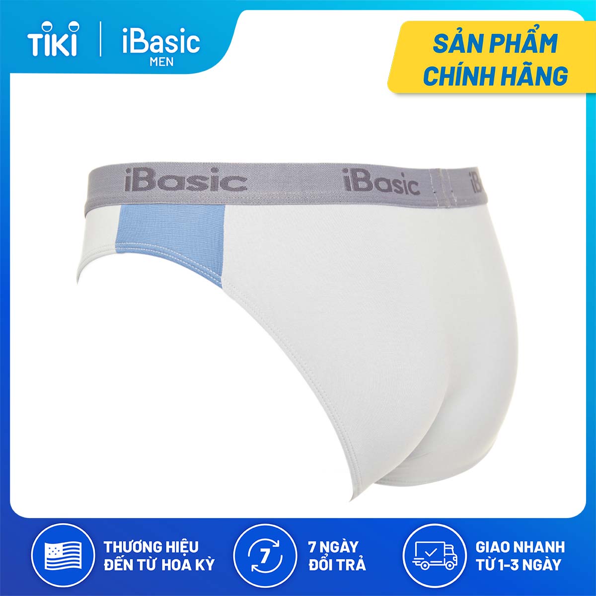 Combo 3 quần lót nam brief poly iBasic PANM006